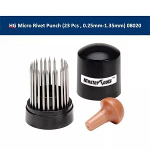 Master Tools HG Micro Rivet Punch Set of 23 08020