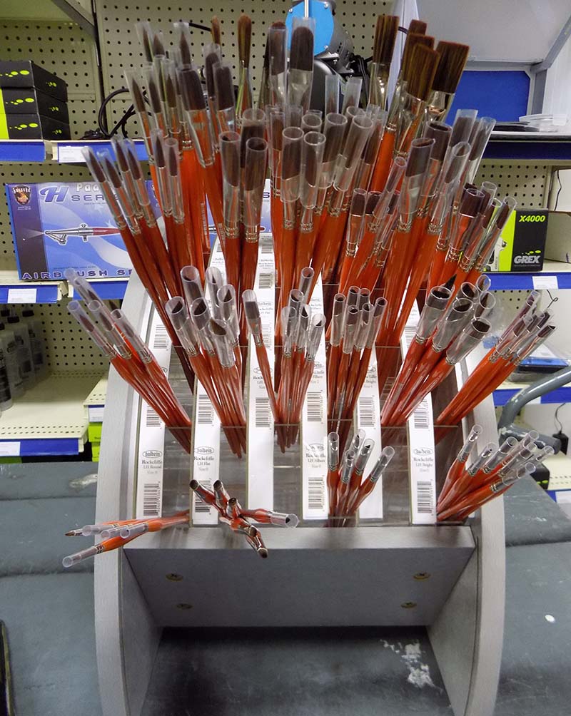 Holbein Rockcliffe Long Handle Brushes now Available at Sunward Hobbies