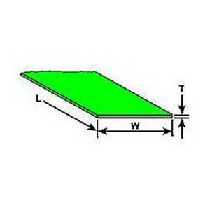 Plastruct .010 Fluor. Green Sheet 91302