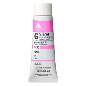 Holbein Acrylic Gouache Pink 20ml D005A