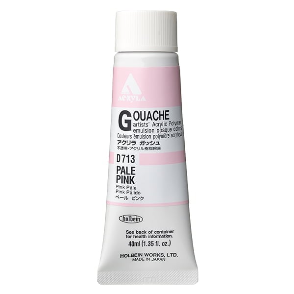 Holbein Acrylic Gouache Pale Pink 20ml D013A