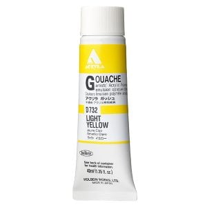 Holbein Acrylic Gouache Light Yellow 20ml D032A