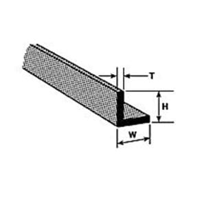 Plastruct 1/8" ABS Angle 90004