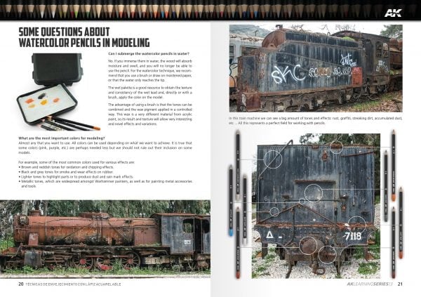 AK Interactive Learning 13 Weathering Pencil Techniques 522