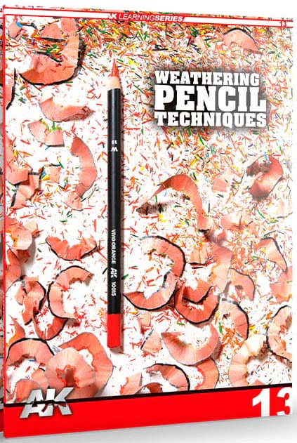 AK 522 Weathering Pencils Techniques LEARNING SERIES Tutorial-Buch Englisch 