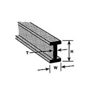 Plastruct 5/8" ABS poutre en I 90031