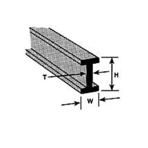 Plastruct 3/8" ABS I Beam 90027