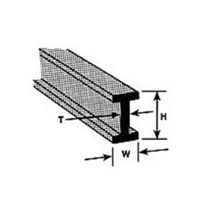 Plastruct 5/16" ABS I Beam 90026