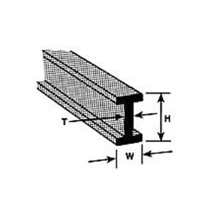 Plastruct 1/4" ABS I Beam 90025