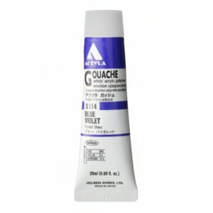 Holbein Acrylic Gouache Blue Violet 20ml D114A