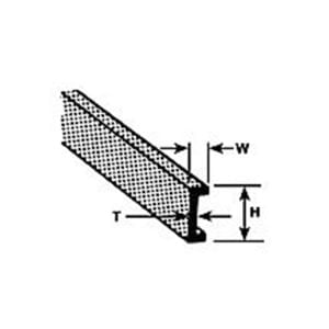 Plastruct 3/16" ABS Channel 90044