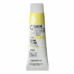Holbein Acrylic Gouache Cream Yellow 20ml D037A