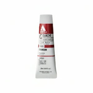 Holbein Acrylic Gouache Crimson 20ml D001A