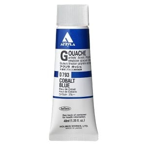 Holbein Acrylic Gouache Cobalt Blue 20ml D093A