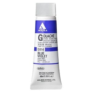 Holbein Acrylic Gouache Blue Violet 20ml D114A