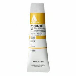 Holbein Acrylic Gouache Gold 20ml D171C