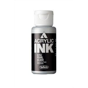 Holbein Acrylic Ink Pearl Silver 30 ml AI763D