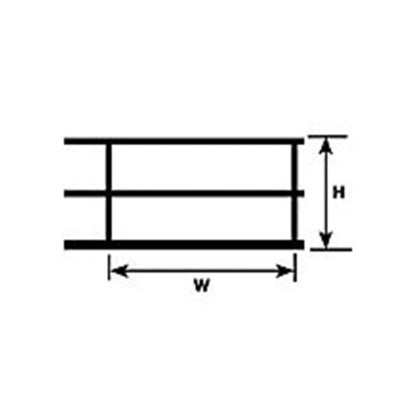 Plastruct G Scale ABS Hand Rail 90475