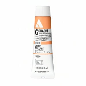 Holbein Acrylic Gouache Jaune Brilliant 20ml D038A