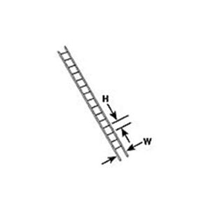 Plastruct HO Scale ABS Ladder 90422