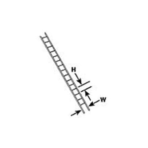 Plastruct 1:16 Scale ABS Ladder 90426