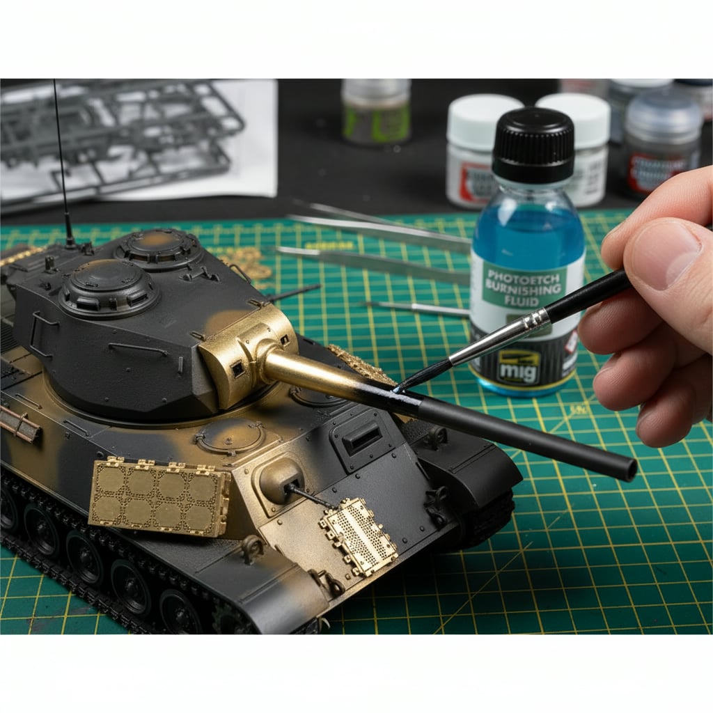Ammo by Mig Photoetch Burnishing Fluid 100mL AMIG2021