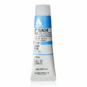 Holbein Acrylic Gouache Light Blue 20ml D100A