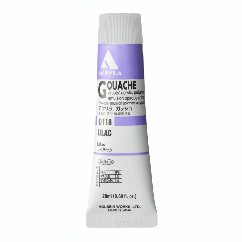Holbein Acrylic Gouache Lilac 20ml D118A