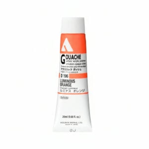Holbein Acrylic Gouache Luminous Orange 20ml D196C