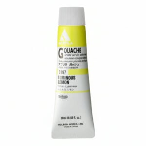 Holbein Acrylic Gouache Luminous Lemon 20ml D197C