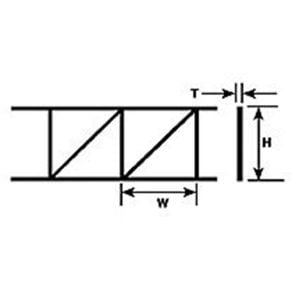 Plastruct 5/16" Pratt Open Web 90922