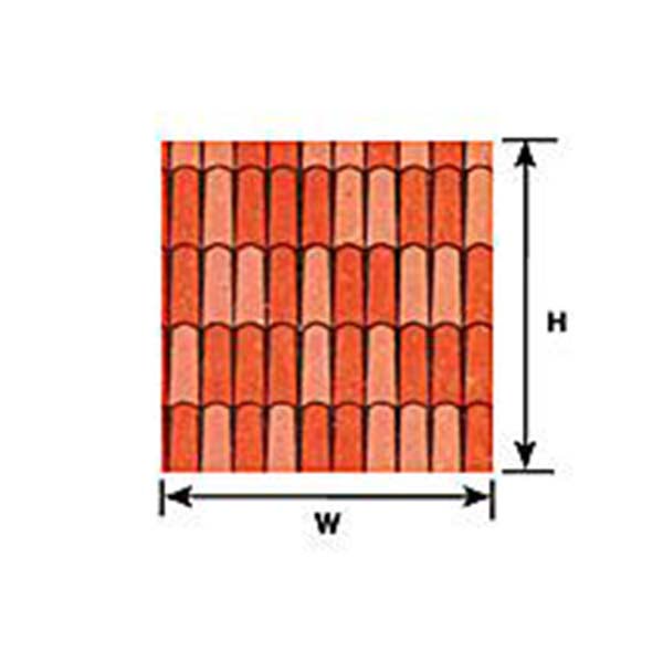 Plastruct O 1:48 Scale Spanish Tile 91888