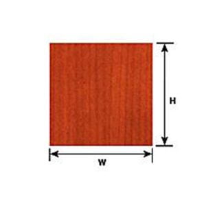 Plastruct 1:12 Scale Mahogany Wood Paneling 91854