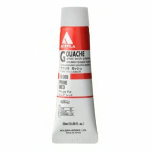 Holbein Acrylic Gouache Pure Red 20ml D009A