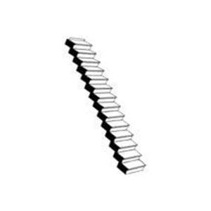 Plastruct O Scale Custom Straight Staircase 90941