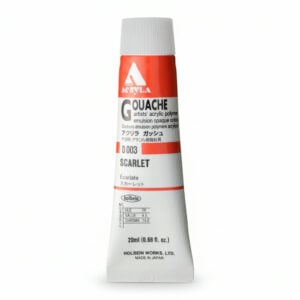 Holbein Acrylic Gouache Scarlet 20ml D003A