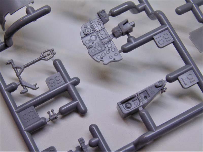 Instrument Panel Fine detail Parts Sprue Tree