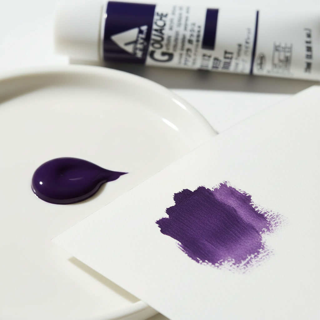 Holbein Acrylic Gouache Deep Violet 20ml D112A
