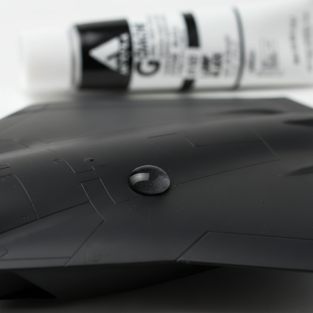 Holbein Acrylic Gouache Lamp Black 20ml D137A