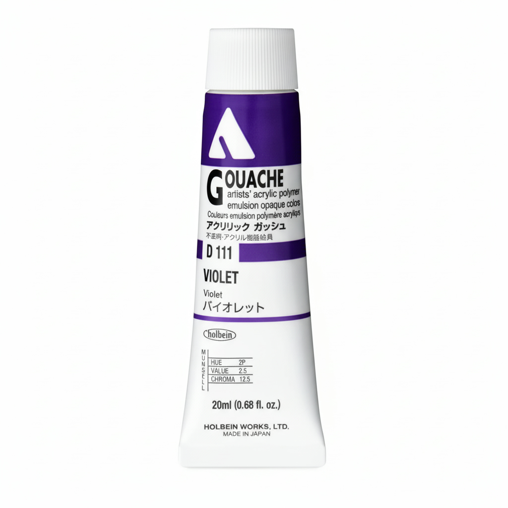 Holbein Acrylic Gouache Violet 20ml D111A
