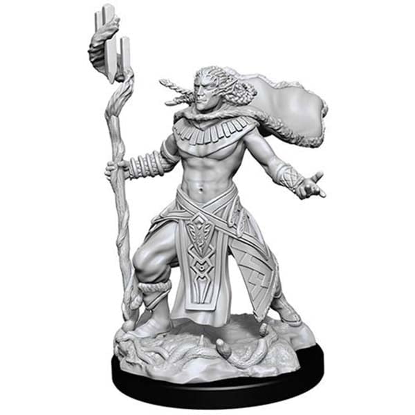 Wizkids Magic The Gathering Unpainted Miniatures Wave 14 Elf Fighter & Elf Cleric 90279