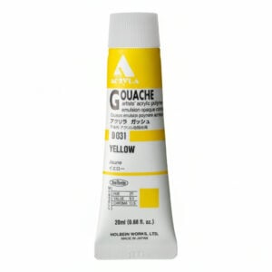 Holbein Acrylic Gouache Yellow 20ml D031A