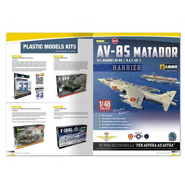 thumbnail image 2 of Ammo By Mig Jimenez 2023 Catalogue – 128-Page Full Color Modelling Book (AMIG8300) 2 of 5