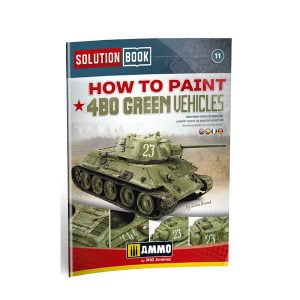 Ammo by Mig How to Paint 4BO Green Vehicles Book AMIG6600