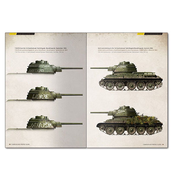 Ammo by Mig T-34 Tank Camouflage Patterns Colors in WWII Book AMIG6145