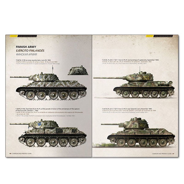 Ammo by Mig T-34 Tank Camouflage Patterns Colors in WWII Book AMIG6145