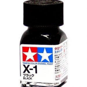 Tamiya Enamel Paint X-1 X1 Gloss Black 80001