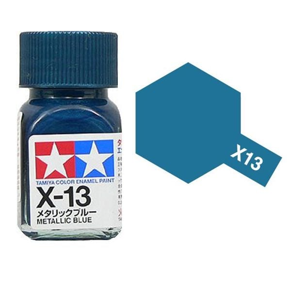 Tamiya Enamel Paint X-13 X13 Gloss Metallic Blue 80013