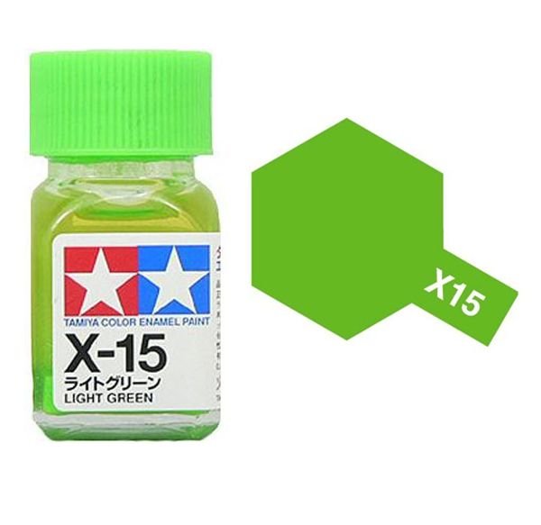 Tamiya Enamel Paint X-15 X15 Gloss Light Green 80015