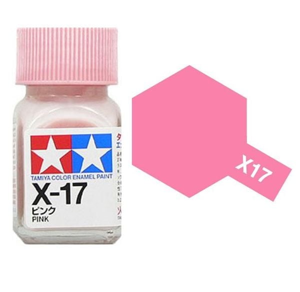 Tamiya Enamel Paint X-17 X17 Gloss Pink 80017